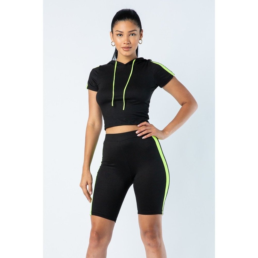 Sports-Biker Short Set